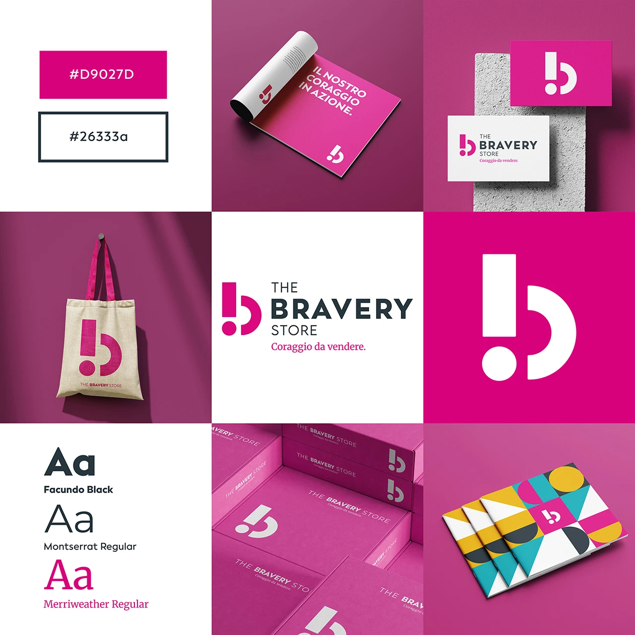 The Bravery Store - brand identity